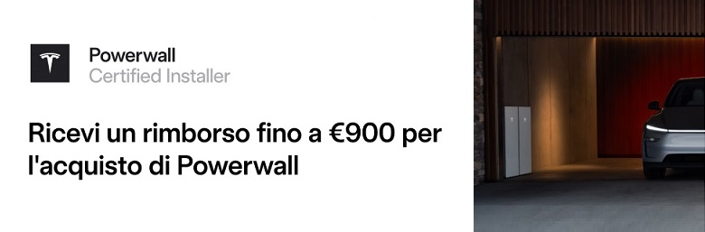 Promozione batteria accumulo Tesla Powerwall 3