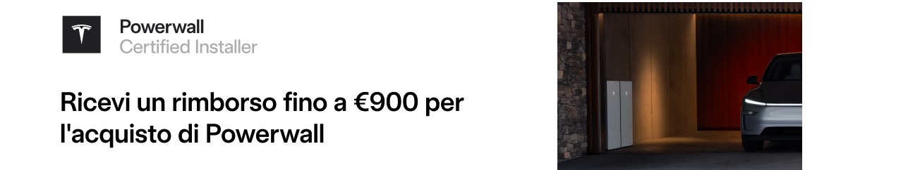 promozione storage Tesla Powerwall 3 Torino Milano